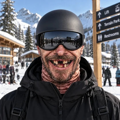 Faceplant ski mask, The Chairlift face